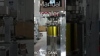 Semi-automatic #sealingmachine #sealer manual sealer for all kinds round cans aluminum tin can paper