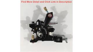 Review Half Moon Black Flower Tattoo Machine Secant