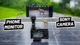 How to use Your Phone as a Monitor for Your SONY Camera | How to Control Sony Camera from Phone