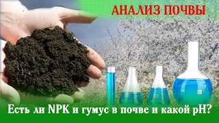 Провели анализ почвы...