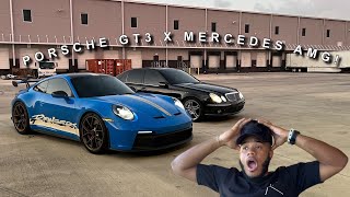 PORSCHE GT3 & MERCEDES E55 AMG GO CRAZY! **BURNOUTS + CAR REVIEWS**