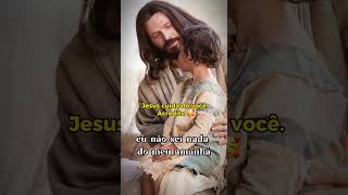 Jesus cuida de você 🥰. #jesus #amor #cuidado #crianças