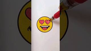 🔅 How to Draw Coloring İn A Page From The Ultimate Emoji😍 Coloring Book Step By Step EASY'! #shorts