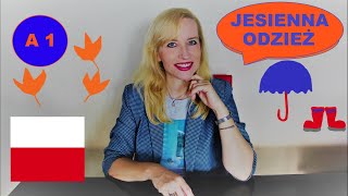 LEARN POLISH (A1): JESIENNA ODZIEŻ (AUTUMN CLOTHES)/ ENGLISH SUBTITLES