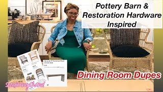 Restoration Hardware & Pottery Barn Inspired | Dining Room Dupes