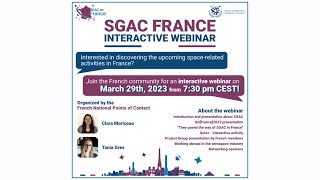 SGAC in France Webinar - 2023 edition