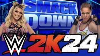 Alexa Bliss vs Ronda Rousey (WWE 2K24)