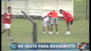 El susto de Buonanotte PlayFutbol