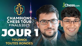 MVL et Alireza en phase finale du Champions Chess Tour | Jour 1 - Toutes Rondes