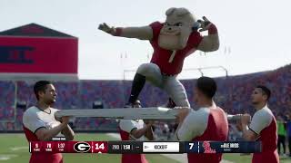 College Football 25 Georgia vs Ole Miss 2024 Gameplay PS5