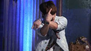 [fancam] 120322 SHINee Jonghyun's reaction after music stopped suddenly @ MCD