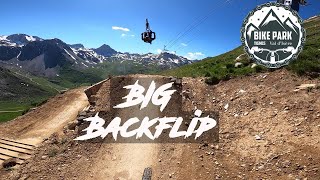 Backflip sur le Bikepark de Tignes !