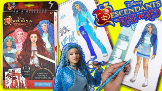 Descendants 4 The Rise Of Red Fashion Design Sketchbook: Chloe