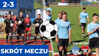 KS DRWĘCA NOWE MIASTO LUBAWSKIE VS MKS START NIDZICA (skrót meczu, 16.09.2023, 2:3)