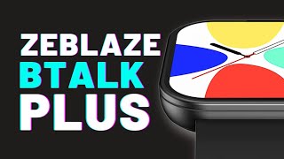 Lançamento Zeblaze Btalk Plus - Bom e Barato, Tela Gigante IPS, mais de 100 modos de esportes, IP68.