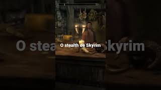 Tentando se esgueirar #skyrim #skyrimmemes #memes #meme #shorts #shortsyoutube