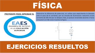 💚EAES 2021 LEY DE OHM Y POTENCIA ELÉCTRICA Ingreso a la universidad Ser bachiller Senescyt EAESEC