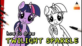 How To Draw Twilight Sparkle | Drawing My Little Pony