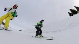 Première journée ski d’une SUDISTE 🙈 GRYON / Villars 🇨🇭 🎿