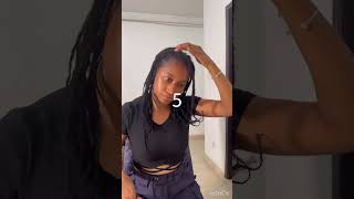 How I style My Old Twists #shorts #shortscreator #embershorts #madeforyou #hairstyle #black