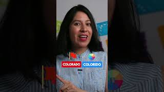 🇪🇸⏰ Espagnol en 30 secondes : colorado 🔴 vs colorido 🌈