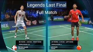 Badminton Legends Last Final | Lin Dan v Peter Gade Last Final Show (Full Match)