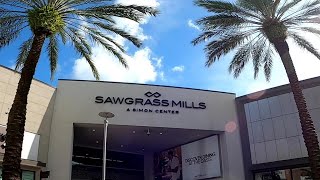 2024 Sawgrass Mills Colonnade Outlet Mall Walking Tour Fort Lauderdale Florida First Time Visit