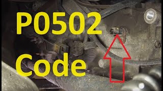 Causes and Fixes P0502 Code: Vehicle Speed Sensor A Circuit Low Input