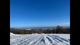 WOW!!!! Lyons Falls NY Snowmobile Trails AMAZING VIEWS