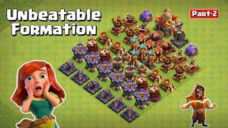 Unbeatable Formation VS All Troops | Who Wil Win | Clash Of Clans