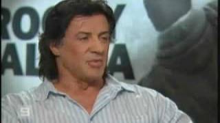 sylvester stallone talks about rocky balboa.