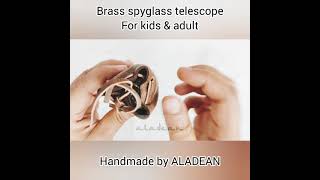 antique brass telescope and spyglass gift for kids & adult creative educational learning toy gift