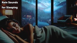 Relaxing Rain and Fireplace Sounds for a Cozy Night Sleep