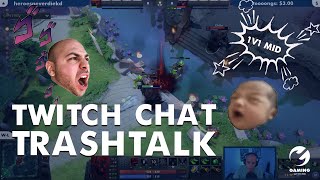 Take the TRASHTALK to MID! | 1v1 SF |  Dota 2