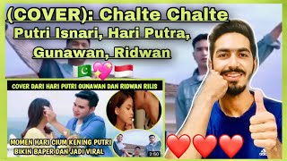 Chalte Chalte PUTRI GUNAWAN Dan RIDWAN,Momen HARI LIDA Cium Kening  Bikin Baper | Pakistani Reaction