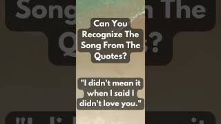 Can you recognize the song? Song #40