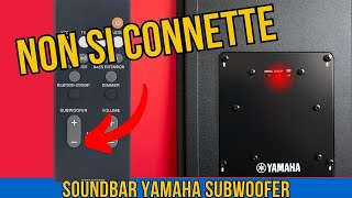 Connessione Manuale Yamaha Soundbar al Subwoofer | Non connette | Pairing ATS 2070 NSWSW42