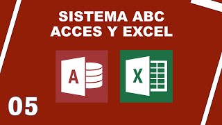 Sistema de Inventarios ABC Editar y Actualizar Registros desde Excel conectado a Acces | 05