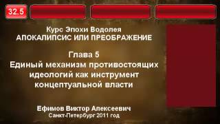 32.5. Единый механизм противостоящих идеологий