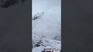 Massive Avalanche wipes out Manaslu Base Camp