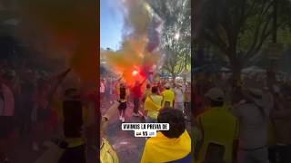 Así se vive la fiesta en la previa de #Colombia 🇨🇴 vs Uruguay 🇺🇾 #copaamerica #futbol #soccer