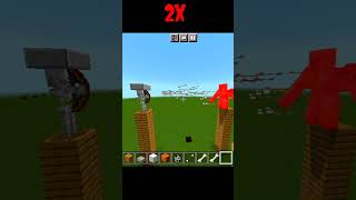 skeleton 🆚 iron column minecraft🎮#viral #minecraft1_20#gaming#minecraft #shortsfeed #shorts #short