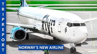 Flyr: NORWAY'S NEW and BANKRUPT AIRLINE | Boeing 737-800 | Berlin - Oslo