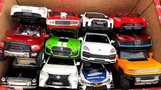 Review Box Full of Model Supercars