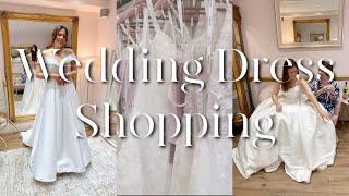 COME WEDDING DRESS SHOPPING WITH ME - Wedding Series Pt 3 💍