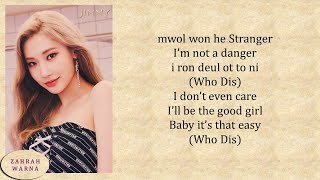 SECRET NUMBER (시크릿넘버) - Who Dis? (Easy Lyrics)