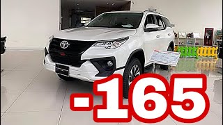 Toyota Fortuner xả hàng tồn| giảm tới 165 triệu và hơn nữa