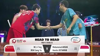 He Ji Ting/ Ren Xiang Yu vs Moh Ahsan/ Hendra Setiawan | Funal Australian Open 2024