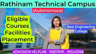 Rathinam Technical Campus (Autonomous) Coimbatore | Course | Fees | Campus Review