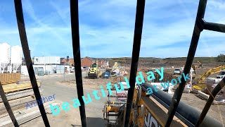 Telehandler driving at work Time lapse Vlog ep #23